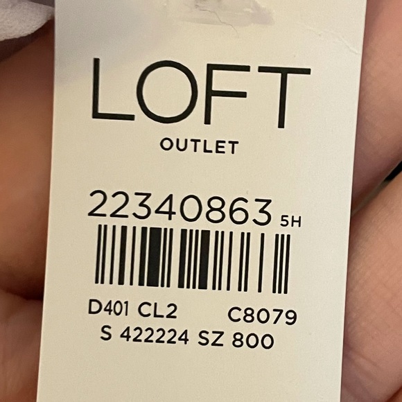 LOFT Outlet Light Purple Ruffle Tank - Picture 6 of 6